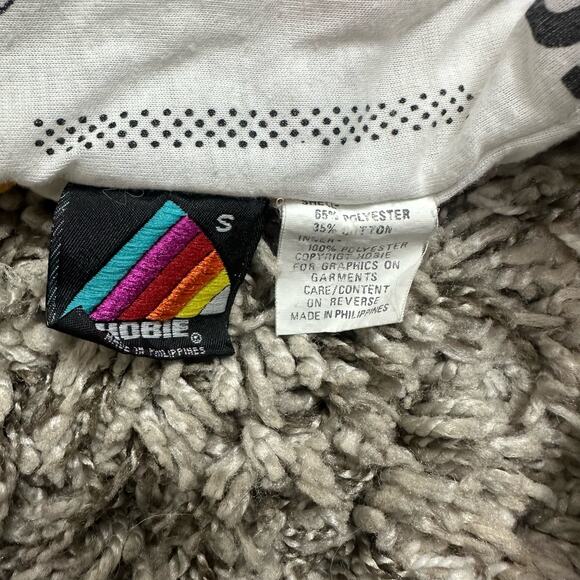 Vintage Hobie Spellout Graphic Allover Print Reversible Sweatshirt S Small - Picture 5 of 12